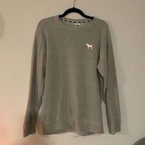 Victoria’s Secret PINK Terry Crewneck Sweatshirt